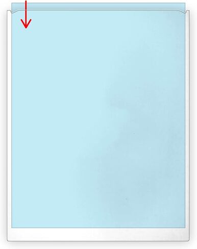 StoreSMART - جيب بحجم حرف قابل للتقشير واللصق مقاس 8.5 × 11 بوصة - شفاف كريستالي، أرشيفي، بلاستيك بولي بروبيلين - 5 عبوات - TL10308-5 in Saudi Arabia
