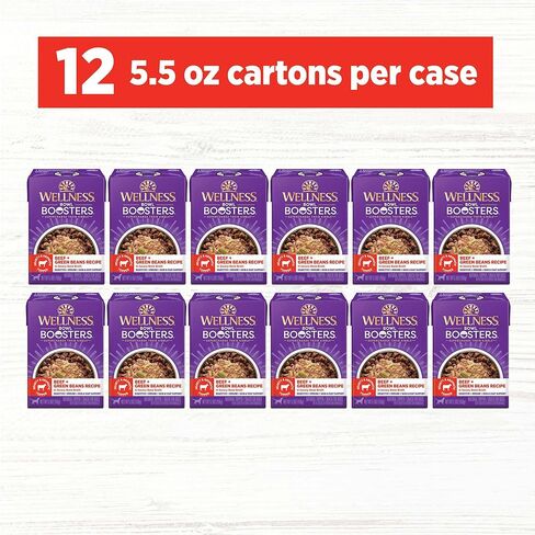 معززات وعاء العافية، أغطية قلبية، وصفة تركيا والبطاطا الحلوة في أغطية طعام الكلاب من مرق العظام اللذيذة، كيس 5.5 أونصة (عبوة من 12 قطعة) in Kuwait