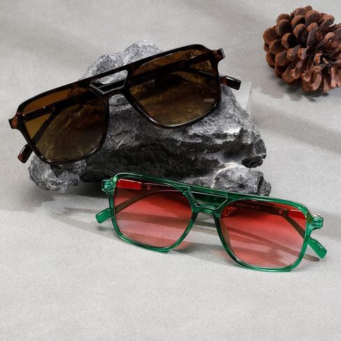 نظارات شمسية من kimorn للنساء والرجال نظارات شمسية عصرية بإطار مستطيل وظلال K1649 in Kuwait