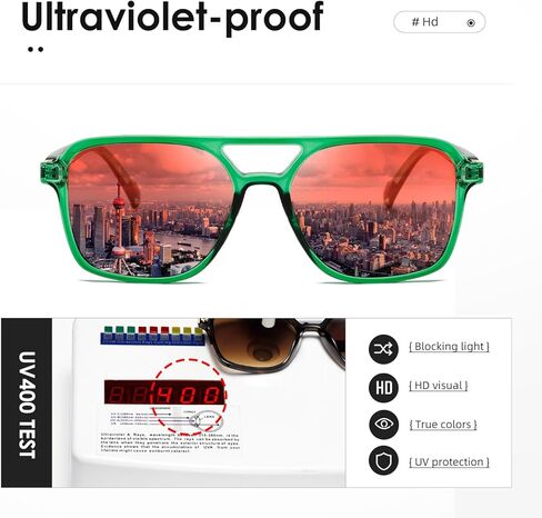 نظارات شمسية من kimorn للنساء والرجال نظارات شمسية عصرية بإطار مستطيل وظلال K1649 in Kuwait