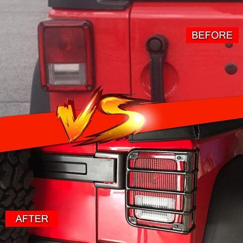 FIREBUG 2007-2017 JK Taillight Cover, JK Wrangler Tail Light Guards Cover, Accessories Lights Cover, JK Rear Light Protector, JK Tail Light Protector in Saudi Arabia