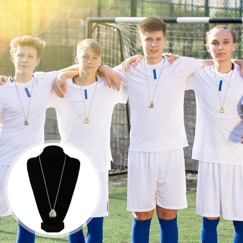 6 قطع من حلقات كأس MVP الذهبية للاعب الأكثر قيمة، حلقات رياضية للبطولة مع سلسلة رقبة للعرض هدية لجائزة فريق بطولة الدوري الفائز in Saudi Arabia
