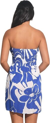 ELAN Women's Strapless Smocked Bodice Cover-Up Dress in Saudi Arabia