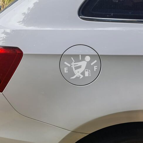 SINGARO Funny Car Stickers Exterior Accessories, High Gas Consumption Decal, Universal Fuel Gage Stickers, Suitable for Cars, Trucks, Motorcycles, SUVs in Saudi Arabia