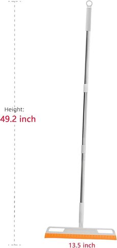 Multifunction Magic Broom Sweeper,Squeeze Silicone Broom Sweeping,Detachable Floor Squeegee Glass Wiper,Pet Hair Remover,Scraping Broom for Bathroom,Window, Bathroom, Kitchen, Tile Cleaning in Saudi Arabia