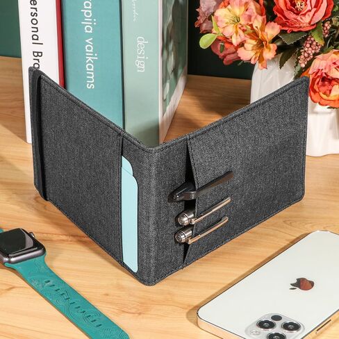 Notebook Cover for Rocketbook Mini Size Compatible with Field Notes Top Spiral Notebook 3.5 x 5.5 Inch - Waterproof Fabric, Multifunctional Organizer with Pen holder, Business Card Holder in Saudi Arabia