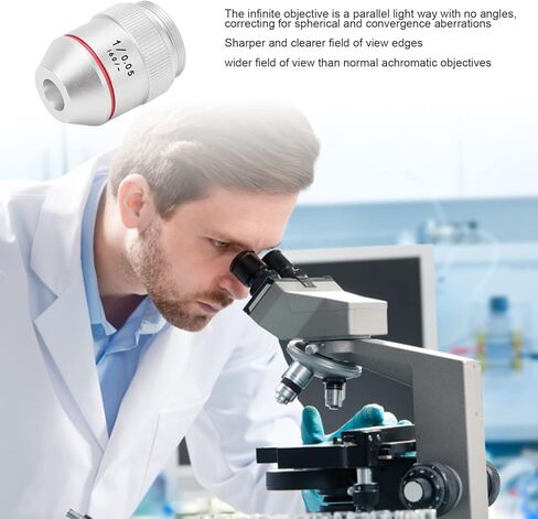 عدسة موضوعية لونية لونية منخفضة الطاقة موضوعية صورة واضحة للزجاج البصري للمجهر البيولوجي in Kuwait