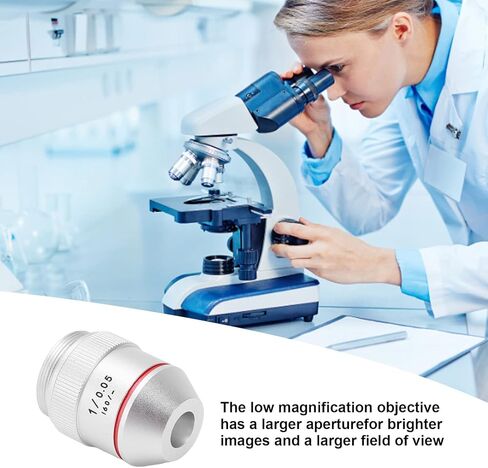 عدسة موضوعية لونية لونية منخفضة الطاقة موضوعية صورة واضحة للزجاج البصري للمجهر البيولوجي in Kuwait