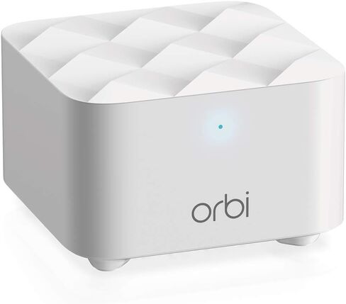 NETGEAR Orbi Mesh WiFi Add-on Satellite - يعمل مع جهاز التوجيه Orbi الخاص بك، أضف ما يصل إلى 1500 قدم مربع، وسرعات تصل إلى 1.2 جيجابت في الثانية (RBS10) (RBS10-100NAS) (متجدد) in Saudi Arabia