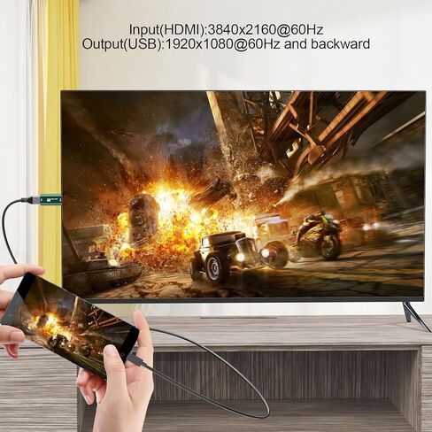 بطاقة التقاط الفيديو، محول التقاط الفيديو الصوتي من HDMI إلى USB 2.0، جهاز التقاط للبث المباشر، والبث، ومؤتمرات الفيديو، والتعليم، والألعاب in Kuwait