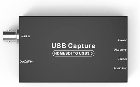 بطاقة التقاط AVKANS HDMI SDI، بطاقة التقاط USB للكاميرا الخارجية، بث وتسجيل مع DSLR، كاميرا PTZ بدقة 1080p60 للبث المباشر، إنتاج الفيديو، على OBS، vMix، Zoom، Teams، PC/Mac in Kuwait