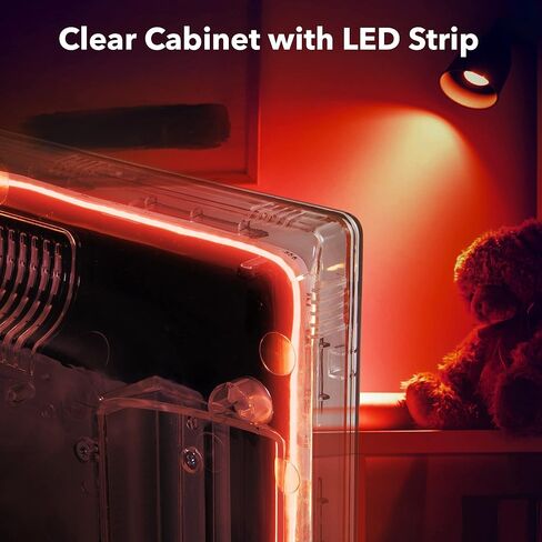 تلفزيون LED نيون مقاس 22 بوصة من Continu.us | ROKU Express HD Stick + هوائي 4K متضمن | تغيير الألوان، تلفزيون HD ريترو، إضاءة خلفية محيطة مدمجة - مثالية لغرفة الأطفال in Kuwait