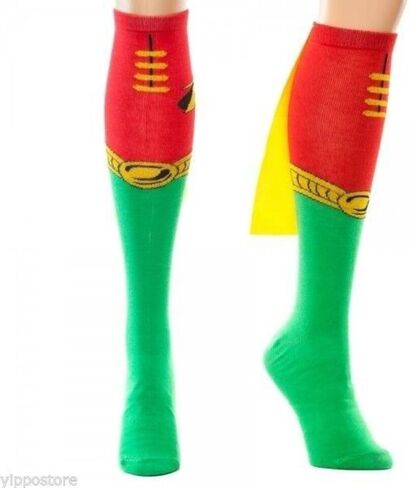 جوارب عالية للركبة من Bioworld Robin DC Comics باتمان كيب in Saudi Arabia