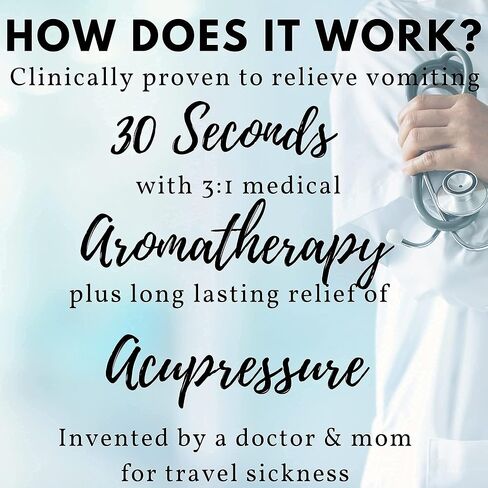 عصابات NoMo Nausea Seasick للرحلة البحرية 4 عبوات لتخفيف آثار الكحول | سوار العلاج العطري بالنعناع المقاوم للماء وأشرطة دوار الحركة | شريط بحري مضاد للغثيان في الثلاثينيات | متوسطة إلى كبيرة | الأسود والأزرق in Saudi Arabia