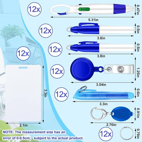 96 Pcs Nurse Pen Set Nursing Badge Accessories Nursing Badge Reel Mini Flashlight Keychain Permanent Markers Highlighter Markers Writing Whiteboard Bullet Tip Fine Point Markers for Nurses Gifts in Saudi Arabia
