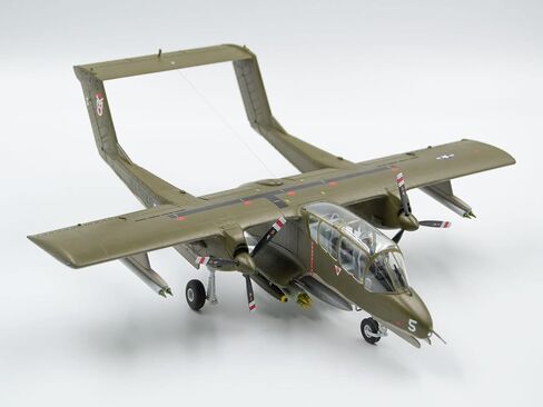 ICM Plastic Model Airplane Kit (48300) 242 pcs - Plastic Military Plane OV 10 Bronco Model Kit 1:48 in Saudi Arabia