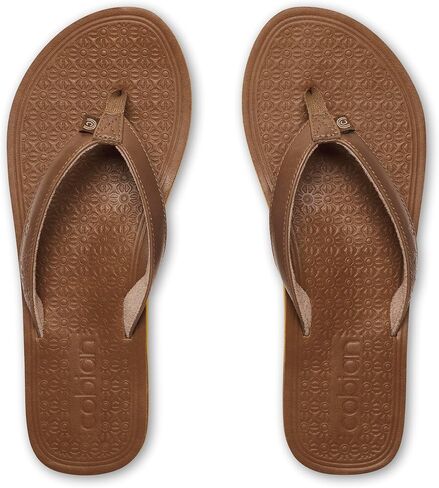Cobian Women's Kona Synthetic Leather Strap Flip-Flop Sandals in Kuwait