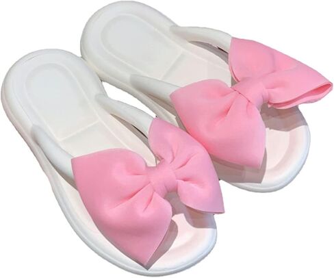 Fairy Bow Flip Flop Summer Beach Sandal Slippers for Womens Girls Women's Flip Flop Sandal Aesthetics Slippers in Saudi Arabia