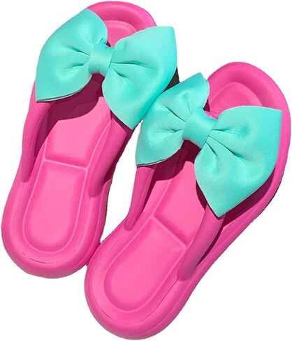 Fairy Bow Flip Flop Summer Beach Sandal Slippers for Womens Girls Women's Flip Flop Sandal Aesthetics Slippers in Saudi Arabia