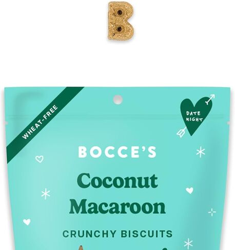 مخبز بوتشي بجوز الهند معكرون للكلاب، حلوى يومية خالية من القمح للكلاب، مصنوعة من مكونات حقيقية، مخبوزة في الولايات المتحدة الأمريكية، بسكويت مقرمش من جوز الهند والخروب والنعناع الطبيعي بالكامل، 5 أونصة in Kuwait