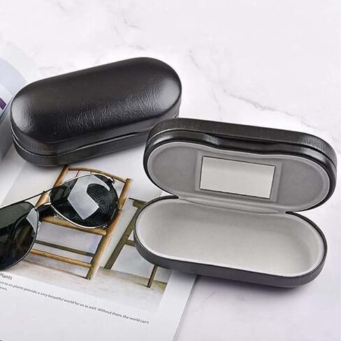 alladaga 2 in 1 Double Use Portable Glasses Case Set Compatible with Contact Lens and Eyeglasses Case in Saudi Arabia