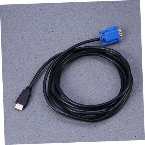 Gadpiparty 2pcs to Vga Cable Converter to Vga Video Adapter SMA Adapter Gold Monitor Adapter Cord Connector Computer Cable to Vga Splitter Player Computer Adapter for Monitor DVD Male Port in Kuwait