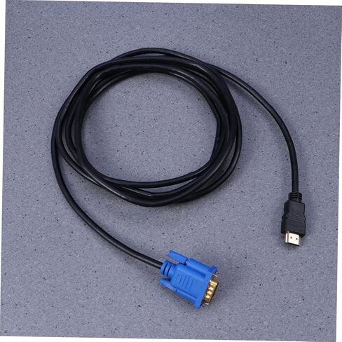 Gadpiparty 2pcs to Vga Cable Converter to Vga Video Adapter SMA Adapter Gold Monitor Adapter Cord Connector Computer Cable to Vga Splitter Player Computer Adapter for Monitor DVD Male Port in Kuwait