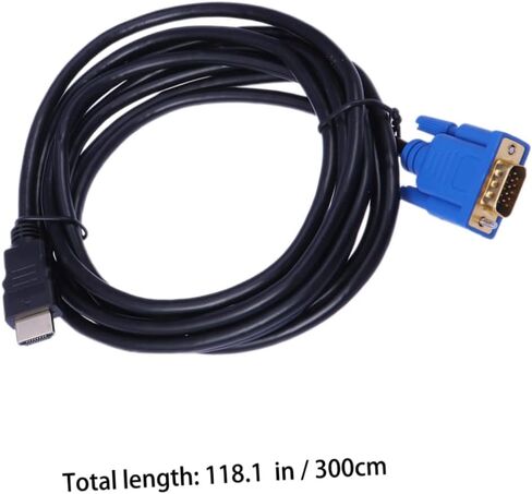 Gadpiparty 2pcs to Vga Cable Converter to Vga Video Adapter SMA Adapter Gold Monitor Adapter Cord Connector Computer Cable to Vga Splitter Player Computer Adapter for Monitor DVD Male Port in Kuwait