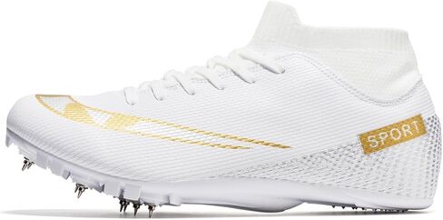 أحذية UVCDE للرجال Sprint High Top Track and Field Shoes للشباب، أحذية رياضية احترافية للجري، أحذية رياضية للقفز للأولاد والمراهقين والبالغين in Kuwait