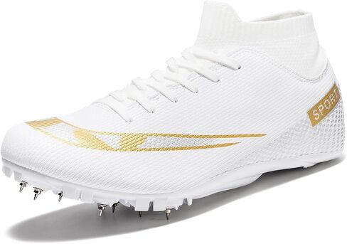أحذية UVCDE للرجال Sprint High Top Track and Field Shoes للشباب، أحذية رياضية احترافية للجري، أحذية رياضية للقفز للأولاد والمراهقين والبالغين in Kuwait