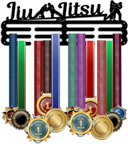 PH PandaHall Medal Display Hanger Holder Volleyball Medal Holder 15.7" Awards Ribbon Hanger Medal Display Wall Rack Sports Medal Hanger Display for Men Women Sports Athletes Awards Cheer in Saudi Arabia
