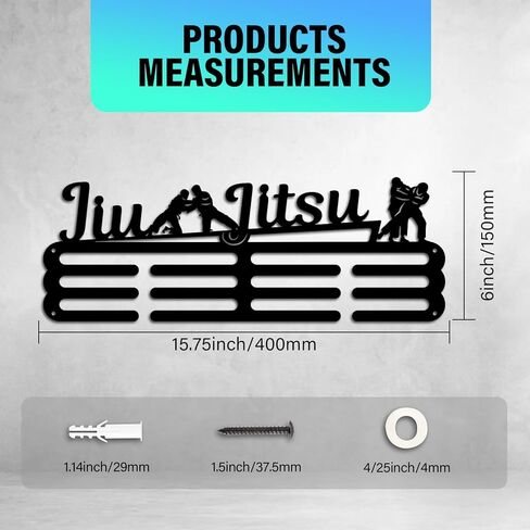 PH PandaHall Medal Display Hanger Holder Volleyball Medal Holder 15.7" Awards Ribbon Hanger Medal Display Wall Rack Sports Medal Hanger Display for Men Women Sports Athletes Awards Cheer in Saudi Arabia