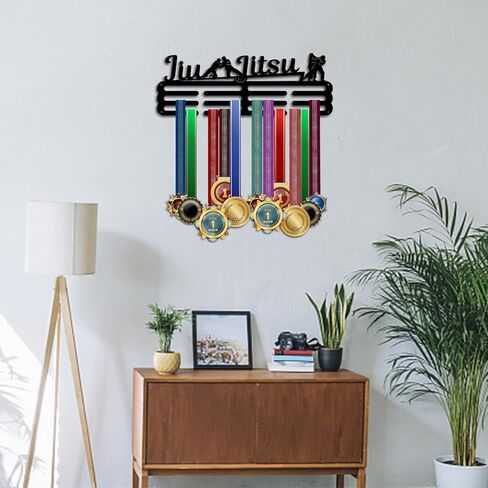 PH PandaHall Medal Display Hanger Holder Volleyball Medal Holder 15.7" Awards Ribbon Hanger Medal Display Wall Rack Sports Medal Hanger Display for Men Women Sports Athletes Awards Cheer in Saudi Arabia
