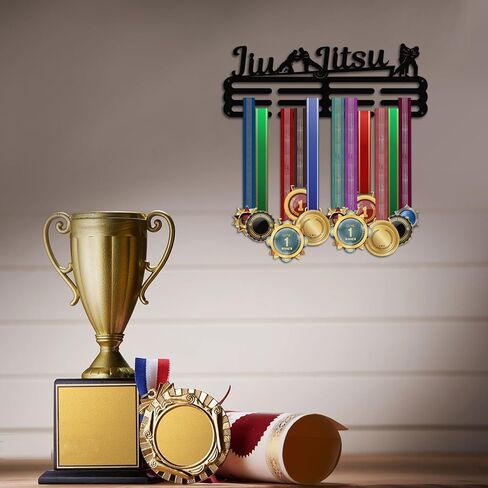 PH PandaHall Medal Display Hanger Holder Volleyball Medal Holder 15.7" Awards Ribbon Hanger Medal Display Wall Rack Sports Medal Hanger Display for Men Women Sports Athletes Awards Cheer in Saudi Arabia