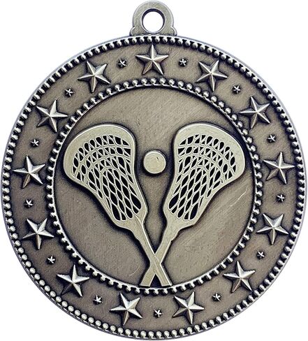 10 to 100 Packs of EMDC Style Lacrosse Medals in Kuwait