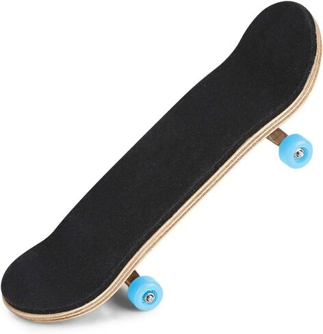 HURRISE Wooden Finger Skateboards, 1Pc Maple Wooden+Alloy Fingerboard Finger Skateboards with Box Reduce Pressure Kids Gifts(Black) in Saudi Arabia