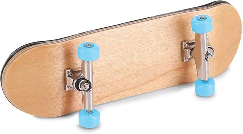 HURRISE Wooden Finger Skateboards, 1Pc Maple Wooden+Alloy Fingerboard Finger Skateboards with Box Reduce Pressure Kids Gifts(Black) in Saudi Arabia