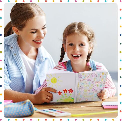 SATINIOR 20 Pcs Easter Hardcover Blank Book for Kids to Write Stories Make Your Own Book Hardcover Book Sketchbooks Blank for Student Classroom DIY Drawing and Writing, White, 6 x 8 Inch in Saudi Arabia