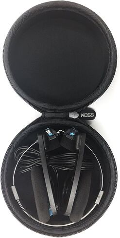 Koss Porta Pro Official Hard Carry Case, Hard Shell Construction, Designed Specifically for Porta Pro, Black in Saudi Arabia