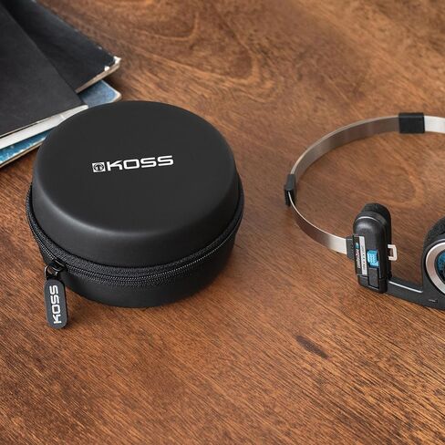Koss Porta Pro Official Hard Carry Case, Hard Shell Construction, Designed Specifically for Porta Pro, Black in Saudi Arabia