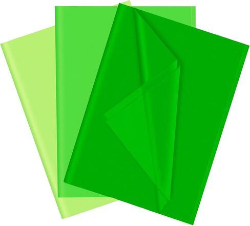 30 ورقة تغليف مناديل ورقية لحقيبة الهدايا وتغليف الديكور DIY إمدادات عيد الميلاد وحفلات الزفاف وأعياد الميلاد وحفلات الاستحمام الفنية (العشب الأخضر، الأخضر، الأخضر العميق) in Kuwait