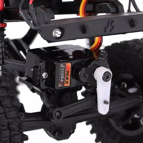 1 مجموعة ES08MAII RC أجهزة تناظرية مع دعامة تثبيت مؤازرة/ذراع/وصلة توجيه لـ 1/24 محوري SCX24 برونكو C10 JLU المصارع ديدبولت B17 in Kuwait