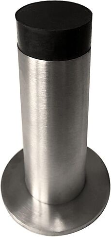 Shepherd Hardware 3406E Heavy Duty Floor Mount Door Stop, 2-Pack, 2 Inch, Satin Nickel in Kuwait