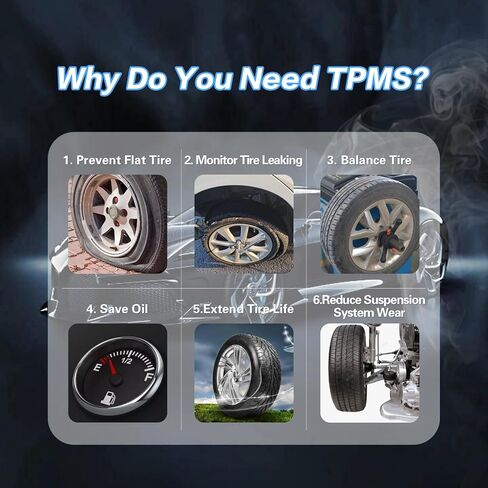 مستشعر POHILA TPMS، مستشعر مراقبة ضغط الإطارات 315 ميجا هرتز متوافق مع Chevy Silverado GMC Cadillac Buick Pontiac Saturn Hummber Saab يستبدل # OE 13598771 13598772 13586335 13581558، 4 قطع in Saudi Arabia