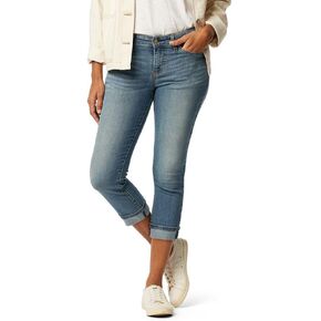 Levi Strauss Signature Gold Women's Mid-Rise Slim Fit Capris Stretch Denim (Also Available in Plus Size) in Kuwait