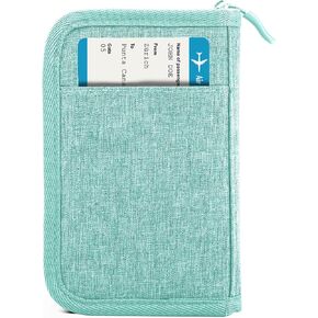 TOPBAG Passport Holder Family, Women Rfid Blocking Passport Wallet, Travel Document Organizer for Premium Wallets, Waterproof Passport Holders Bag for Women & Men Traveling, Credit Cards Case in Saudi Arabia