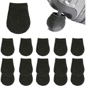 16 PCS Luggage Wheel Cover Socks – Elastic Suitcase Wheel Covers to Keep Floors Clean from Dirty Wheels (black) in Saudi Arabia