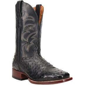 El Dorado Men's Men'S Handmade Full Quill Ostrich Stockman Boot Broad - Ed2213 in Saudi Arabia