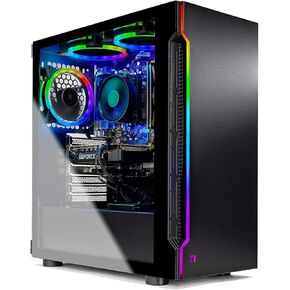 Skytech O11 Vision Gaming PC Desktop, Ryzen 7 9800X3D 4.7 GHz (5.2 GHz Turbo Boost), AMD RX 9070 XT 16GB GDDR6, 2TB Gen4 NVMe SSD, 32GB DDR5 RAM 6000 RGB, 850W Gold ATX 3.0 PSU, Wi-Fi, Win 11 in Kuwait