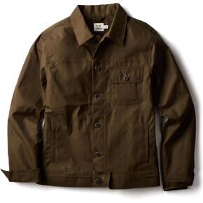 Huckberry Flint and Tinder Dry Wax Trucker Jacket, Unlined Mens Lightweight Cotton Jacket in Kuwait